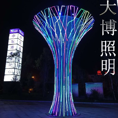生命之樹(shù)不銹鋼大型景觀燈廣場(chǎng)小區(qū)裝飾藝術(shù)造型景觀燈廠家批發(fā)