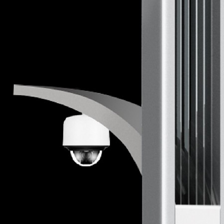 葉芽款智慧路燈廠家5G充電樁廣告屏監(jiān)控多功能智能庭院燈