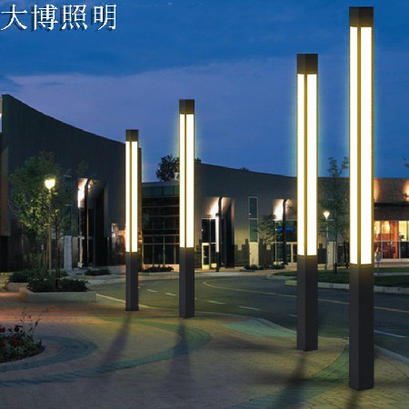 鋁制方形景觀燈戶外道路照明景觀燈柱特色簡約現(xiàn)代LED庭院燈