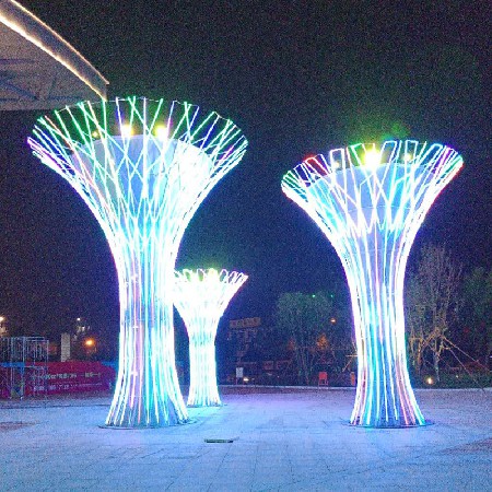 生命之樹不銹鋼大型景觀燈廣場小區(qū)裝飾藝術(shù)造型景觀燈廠家批發(fā)