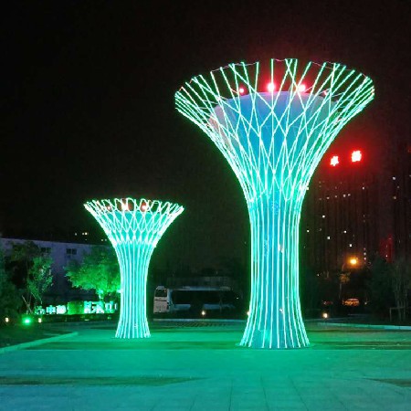 生命之樹不銹鋼大型景觀燈廣場小區(qū)裝飾藝術(shù)造型景觀燈廠家批發(fā)