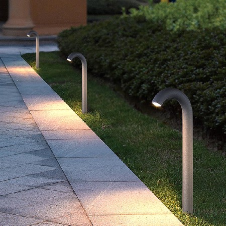 led草坪燈特色豆芽款簡(jiǎn)約現(xiàn)代景觀燈戶外花園庭院鋁制LED草坪燈