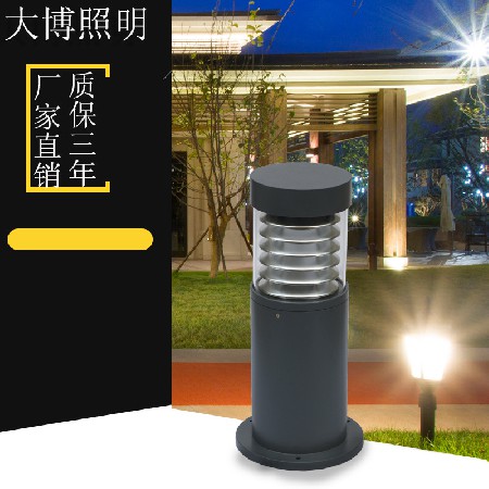 LED草坪燈高亮小區(qū)道路照明裝飾鋁制防水簡(jiǎn)約圓柱草坪燈廠家批發(fā)